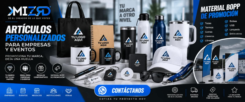 KMIZRD - Artículos Personalizados para Empresas y Eventos