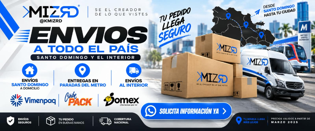 KMIZRD - Envíos Seguros a Todo el País Santo Domingo y el Interior